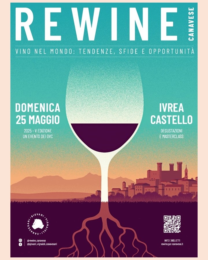 Il salone di REWINE 2025🙌🏼

@rewine_canavese & @giovani_vignaioli_canavesani 

Dopo il rinvio, Domenica 25 maggio sarà il grande momento del salone.
Banchi d'assaggio, masterclass, cultura vitivinicola e un po' di festa, come piace fare a noi.

La location è imperdibile, il Castello dalle Rosse Torri di Ivrea.
I vini in assaggio arrivano dalle cantine canavesane!
Le masterclass sono momenti unici di approfondimento e studio per i #winelovers

Insomma ci sono tantissimi motivi per cui l'evento è imperdibile.🏃🏻

Ci vediamo lì!

📍Dove | Castello di Ivrea, p.zza Castello 7, Ivrea (TO)
📍Quando | 25 maggio 2025
📍Info e biglietti sul sito https://rewine.gvc-canavese.it/

#rewinecanavese #canavese #giovanivignaiolicanavesani #vino #vignaioli #erbaluce #erbalucelibero #viticoltura #viticolturaeroica #eroico #eroici #bevetecanavesano #km0 #filieradelvino #winelovers